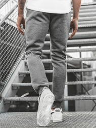 Spodnie dresowe męskie grafitowe OZONEE JS/K10019SP