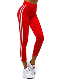 Legginsy damskie czerwone OZONEE JS/1036/D5