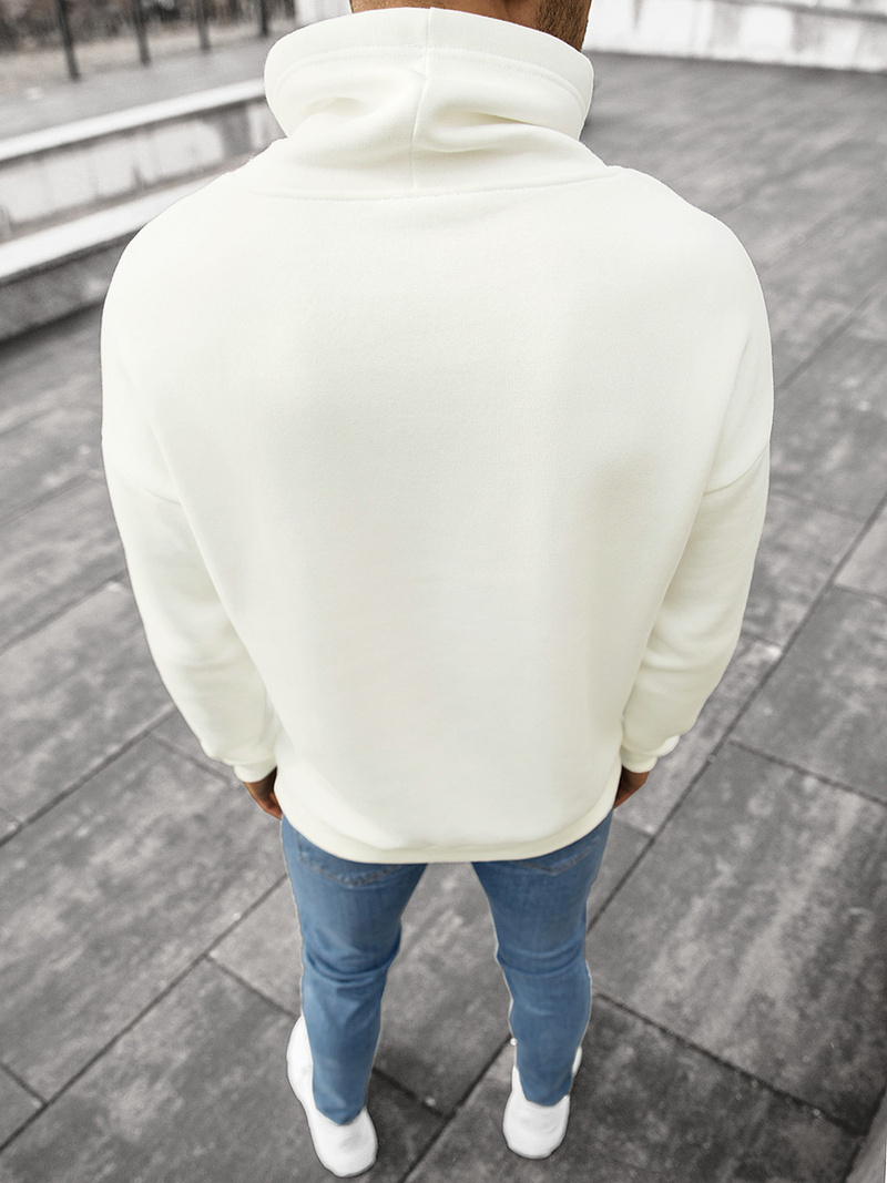 Bluza męska oversize ecru OZONEE B/20402106