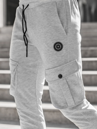 Spodnie dresowe męskie szare OZONEE C/316
