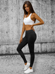 Legginsy damskie czarne OZONEE O/YY9281