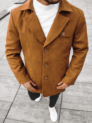 Płaszcz męski camelowy OZONEE N/5922Z