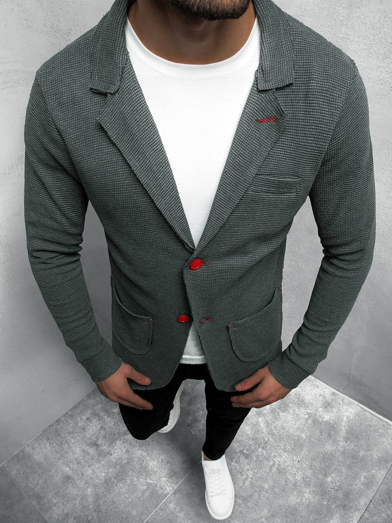 Пiджак чоловiчий Зеленi OZONEE MECH/2043