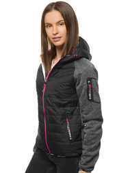 Куртка жіноча Чорна OZONEE JS/KSW4004
