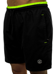 Spodenki kąpielowe męskie czarne OZONEE MAD/4262