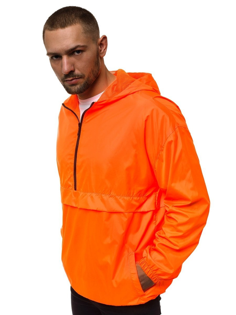 Kurtka przejściowa męska pomarańczowa-neonowa OZONEE MACH/5001K