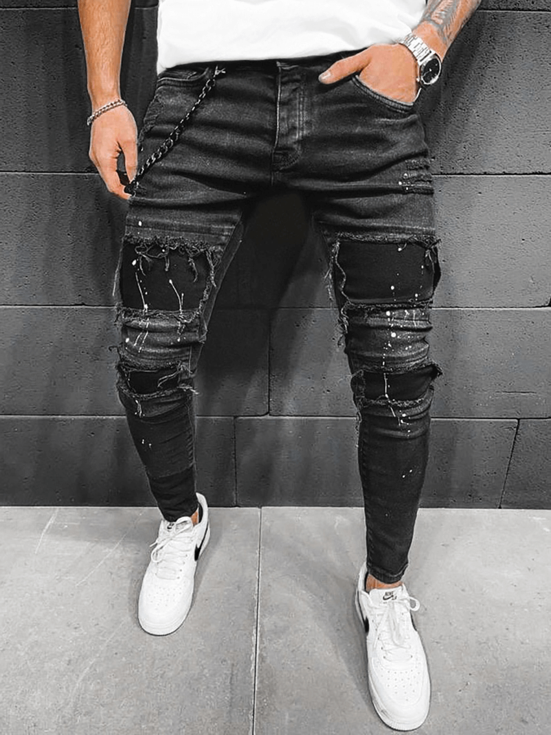 Штани чоловічі Чорнi OZONEE O/B5900