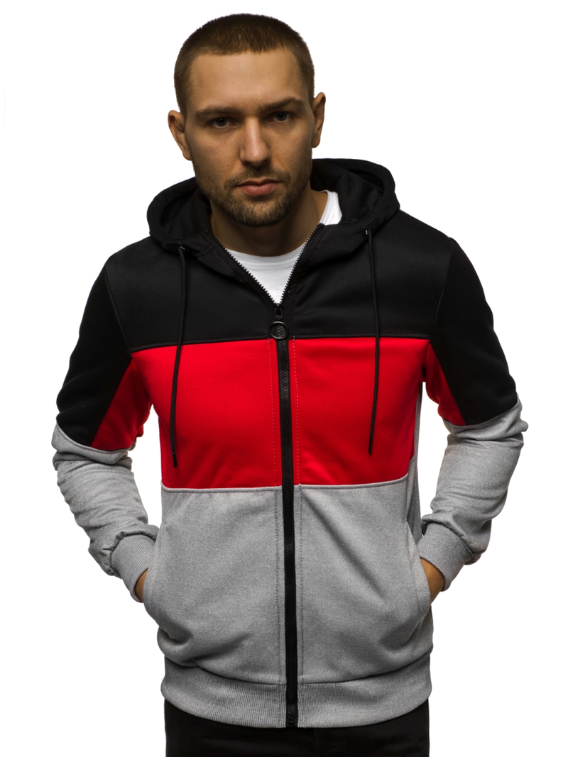 Bluza męska szara OZONEE JS/YD88012Z