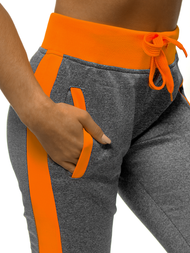 Спортивні штани жіночі Графітові OZONEE JS/JK88108