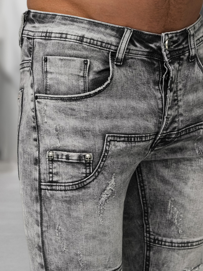 Чоловічі джинси Графітові OZONEE NB/MP0163NZ