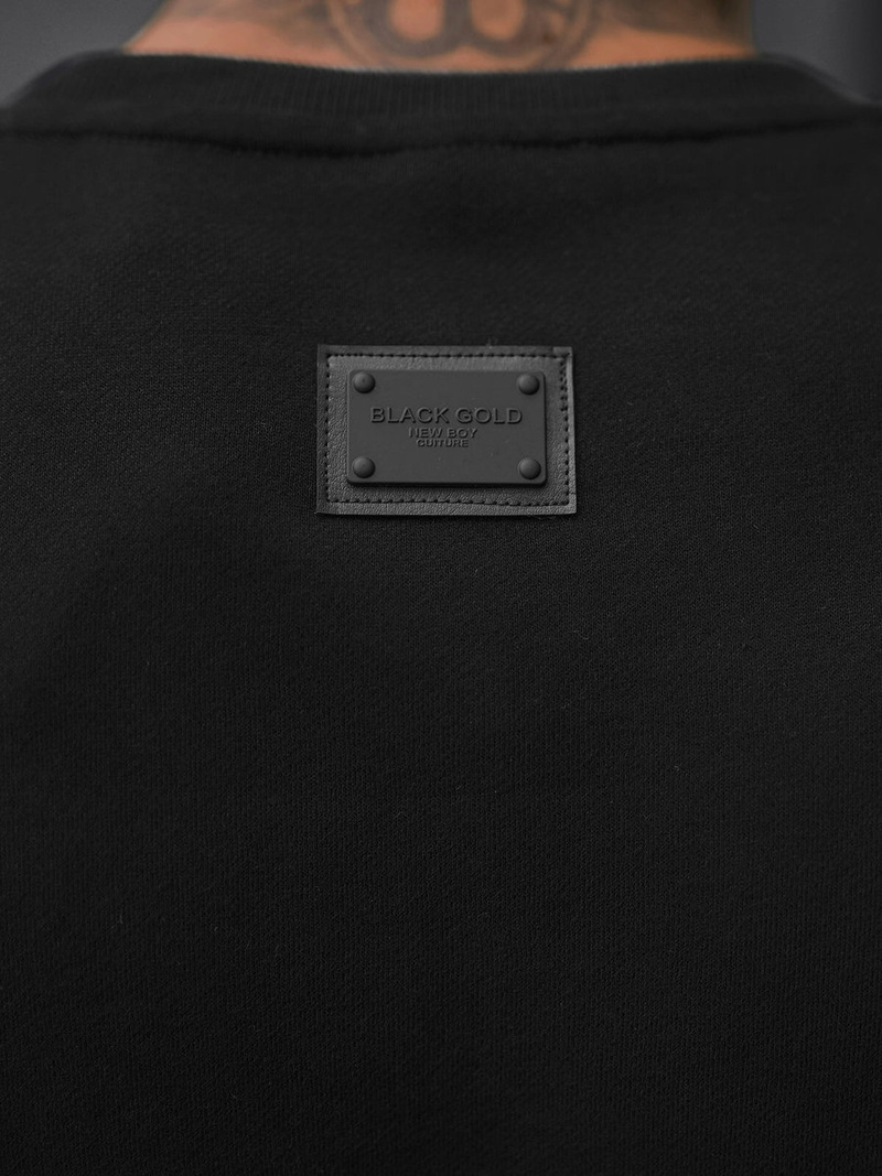 Bluza męska czarna OZONEE NB/MF2005Z