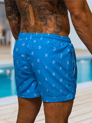 Spodenki kąpielowe męskie niebieskie OZONEE O/MTK3218