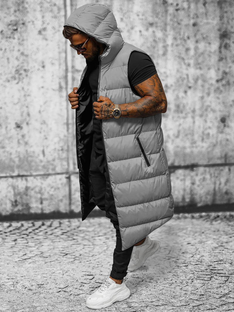 Безрукавка чоловіча сірий OZONEE O/M3203Z