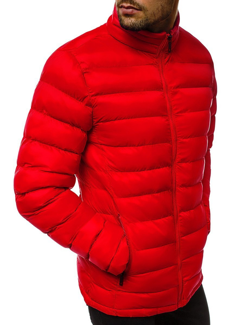 Kurtka męska przejściowa czerwona/2 OZONEE JB/JP1111