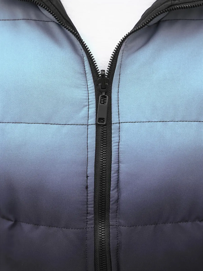 Kurtka zimowa męska dwustronna jasno-niebiesko/granatowa OZONEE JS/M760/105