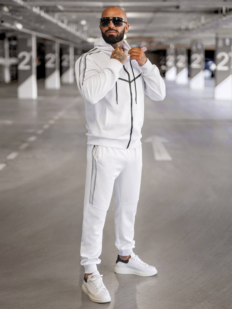 Чоловічий спортивний комплект Бiлий OZONEE JS/8C8117/1Z