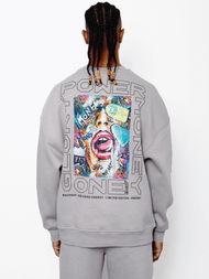 Bluza męska oversize szara OZONEE MACH/M3257