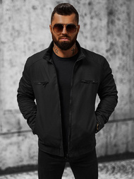 Kurtka męska czarna OZONEE JS/84M3002/392