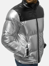 Куртка чоловіча срібло OZONEE JB/JP1188/2