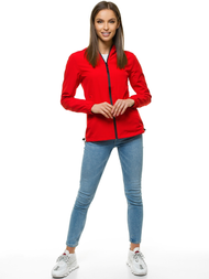 Kurtka przejściowa damska czerwona OZONEE JS/HH036/5