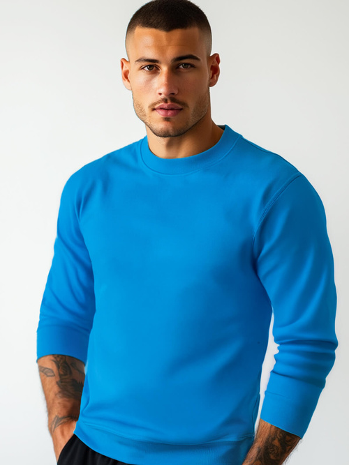 Bluza męska błękitna OZONEE JS/2001-10Z