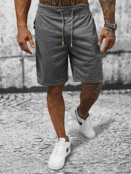 Spodenki dresowe męskie grafitowe OZONEE JS/8K292