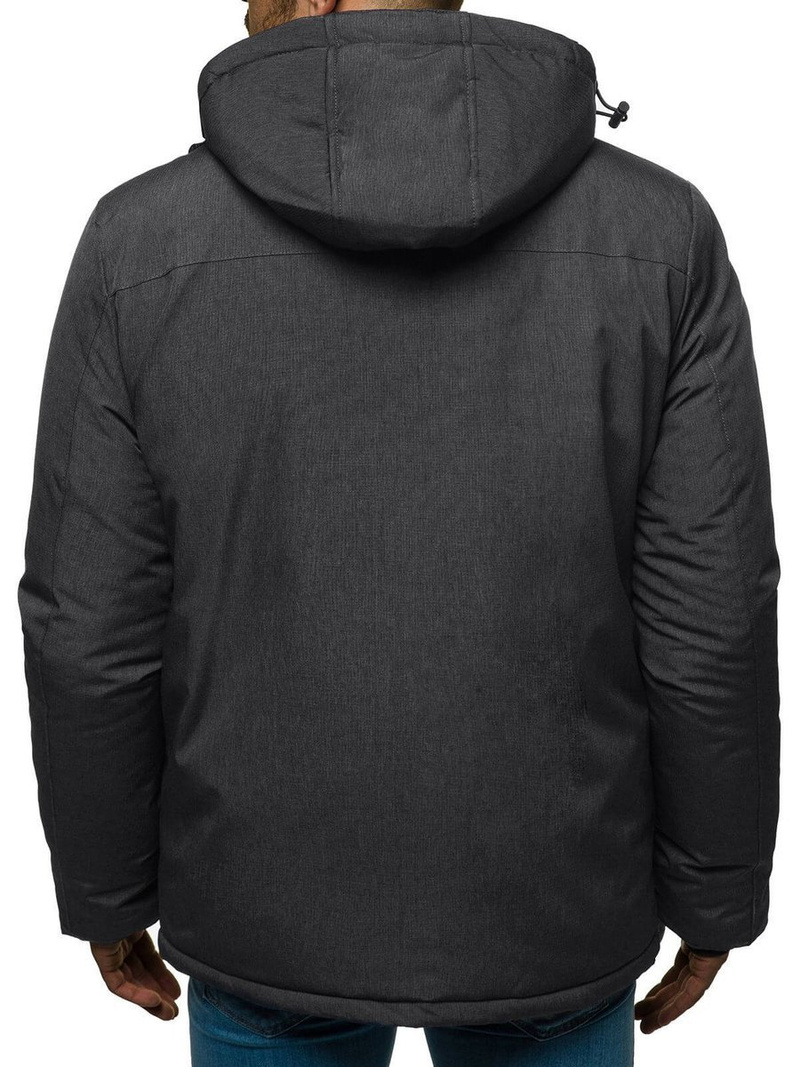 Kurtka zimowa męska grafitowa OZONEE O/9804