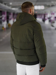 Kurtka zimowa męska ciemno-zielona OZONEE JS/31M5023/135Z