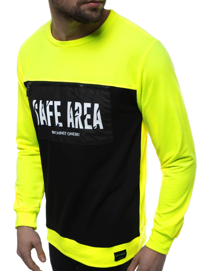 Bluza męska żółto-neonowa OZONEE MACH/2121