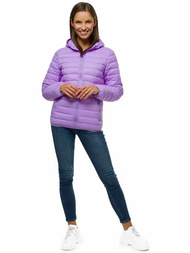 Kurtka przejściowa damska fioletowa OZONEE JS/M23036/37