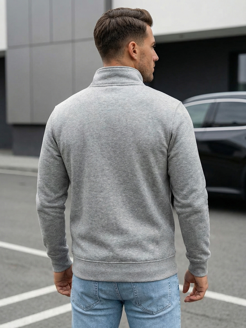 Bluza męska rozpinana szara OZONEE JS/2002Z