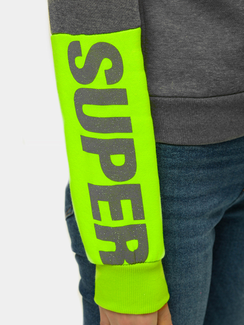 Жіноча Толстовка Графітова OZONEE JS/B26029