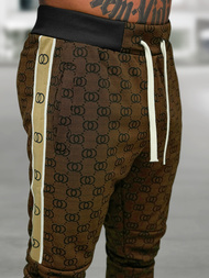 Спортивний костюм чоловічій Темно-Бежевi OZONEE O/FF5110AB