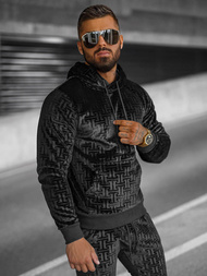 Спортивний костюм чоловічій чорний OZONEE O/3A81Z