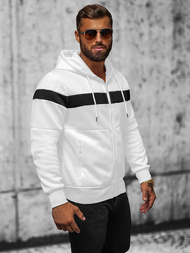 Толстовка чоловіча біла OZONEE JS/3B557