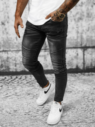 Spodnie jeansowe męskie szare OZONEE NB/MP0029GZ