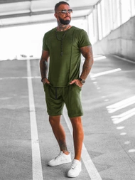 Спортивний костюм чоловічій Хакi OZONEE O/12133Z