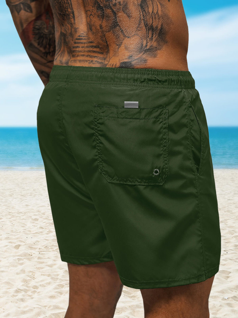 Spodenki kąpielowe męskie khaki OZONEE JS/XL019/7