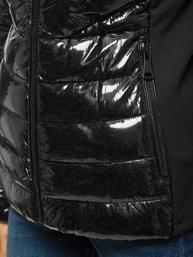 Куртка жіноча Чорна OZONEE O/DK059/1