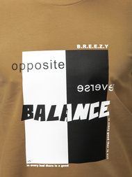 Bluza męska crewneck beżowa OZONEE B/21402023