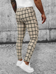 Чоловічі штани чинос Бежевi OZONEE O/P4029