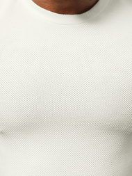 T-shirt męski biały OZONEE O/P1131