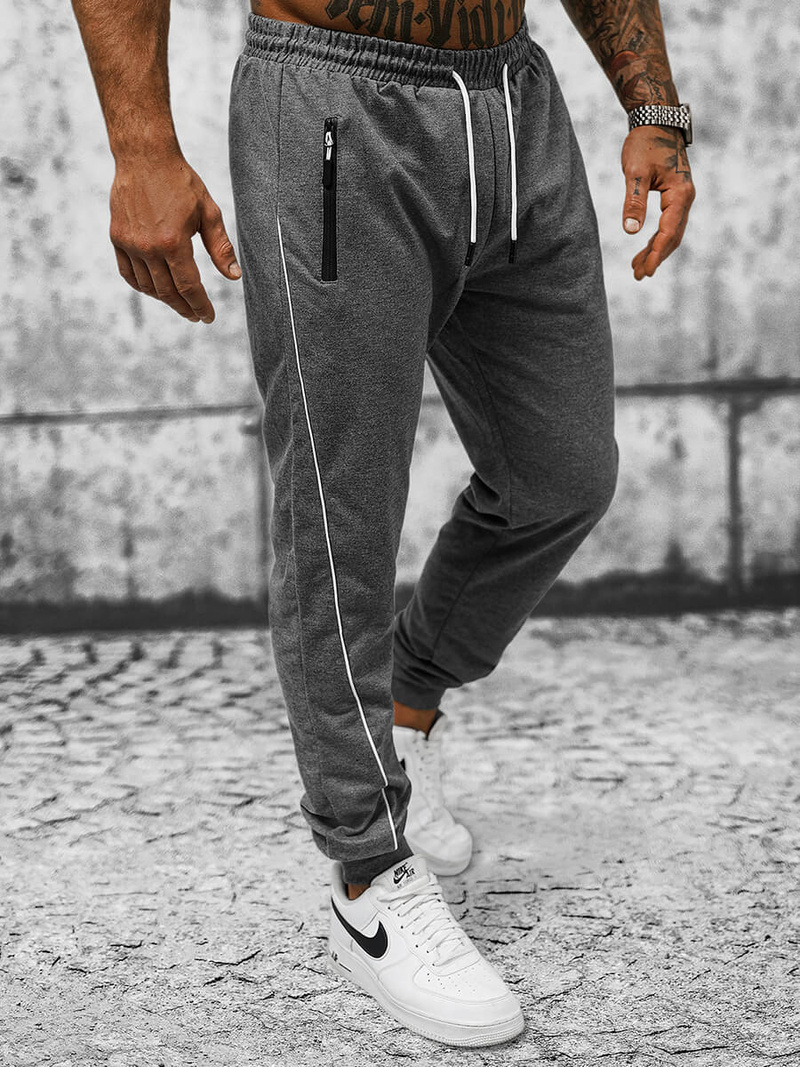 Штани Cпортивні Чоловічі Сiрi OZONEE JS/8K193