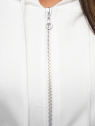 Komplet dresowy damski dwuczęściowy biały OZONEE O/XYS3225