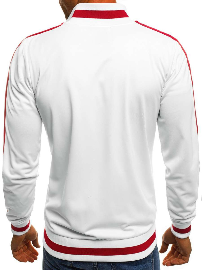 Bluza męska rozpinana biała OZONEE O/2126