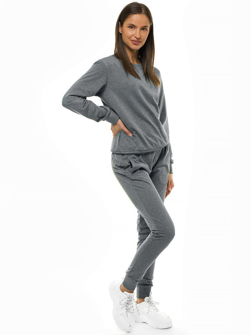 Bluza damska grafitowa OZONEE JS/68B20001/5