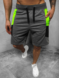 Spodenki dresowe męskie grafitowe OZONEE JS/68K10262