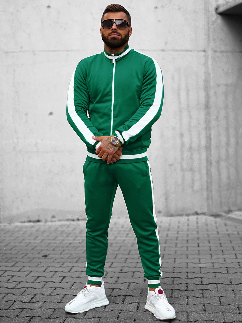 Спортивний костюм чоловічій Зелений OZONEE JS/8C99/22AZ