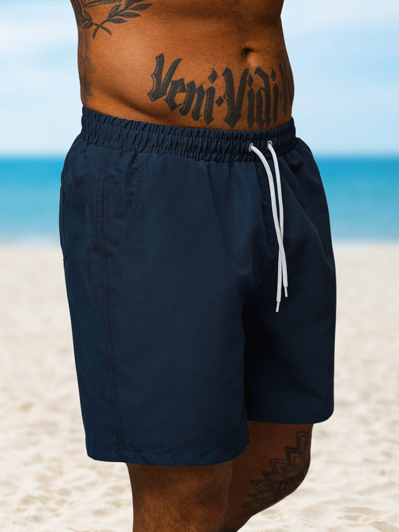 Spodenki kąpielowe męskie granatowe OZONEE O/MTK4454