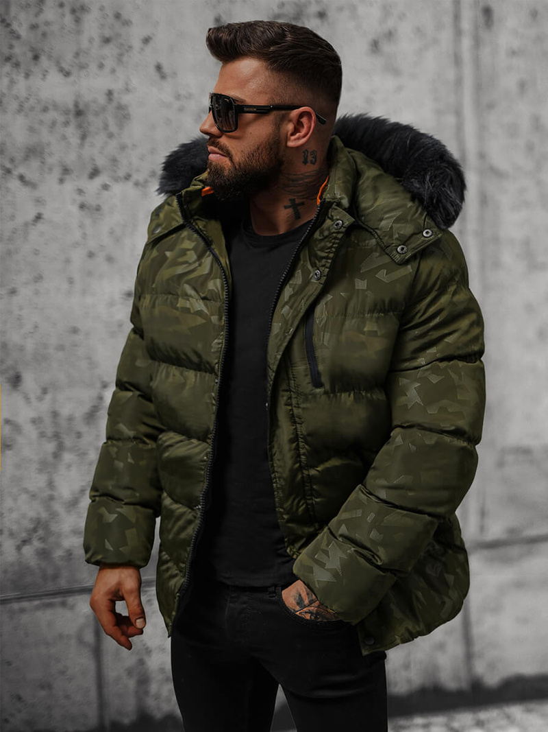 Куртка чоловіча Зелена OZONEE JS/27M8109